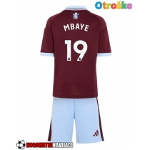 Otroške Nogometnih dresov Aston Villa Ibrahim Mbaye #19 Domači 2026-27 Kratki rokavi (+ hlače)